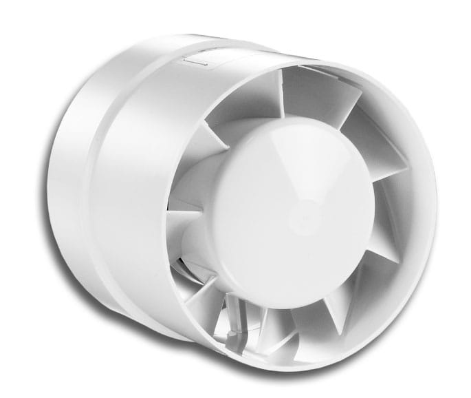 D100K INTRO WENTYLATOR OSIOWY KANAŁOWY FI 100 MM, STANDARD, BIAŁY