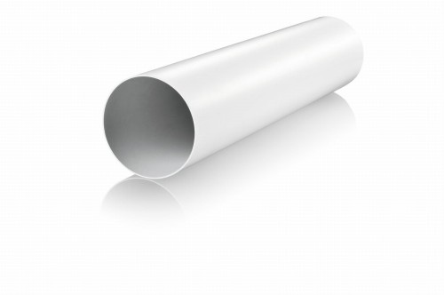 Kanał Okrągły Fi 125 mm, Dł 1,0 Mb, Biały