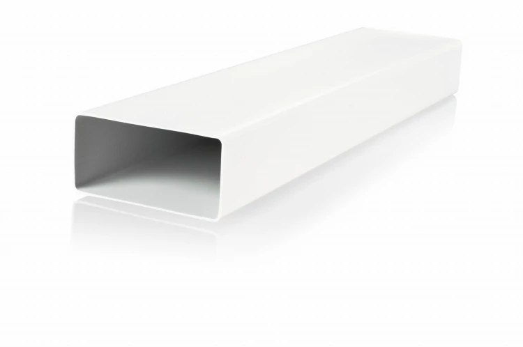 KP60-1 KANAŁ PŁASKI 204X60 MM, DŁ. 1,0 MB, BIAŁY