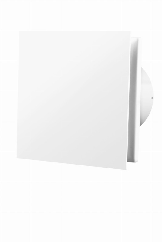 WENT-KLCOLOR KLIQ COLORS WENTYLATOR OSIOWY FI 100 MM, CICHY, WRAZ Z PANELAMI DEKORACYJNYMI (BIAŁY, CZERWONY, CZARNY)