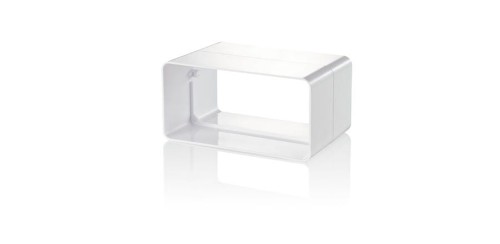 s6.371520wh ŁĄCZNIK KANAŁÓW 204X60 MM, BIAŁY
