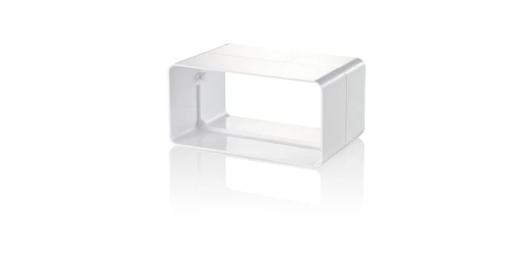 s6.371920 ŁĄCZNIK KANAŁÓW 220X90 MM, BIAŁY
