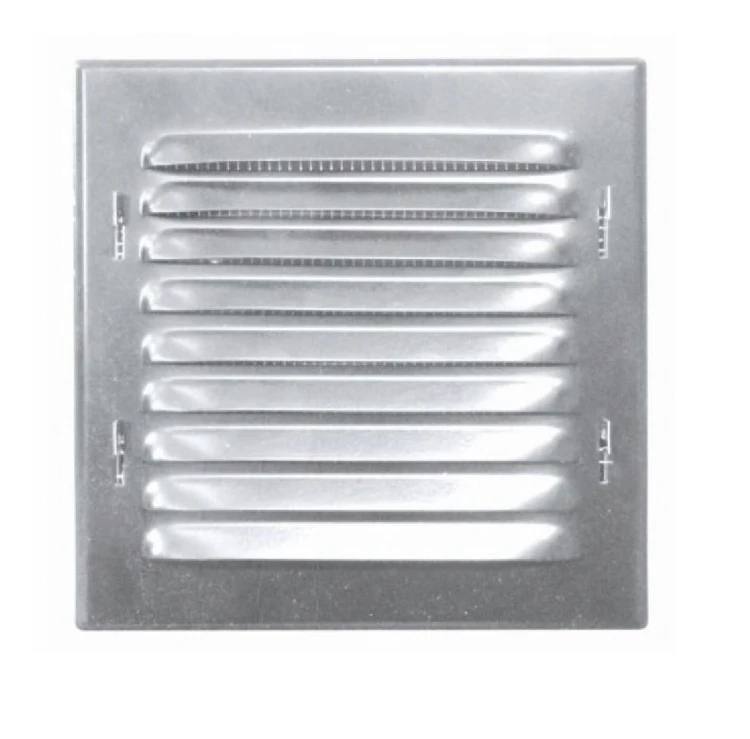 WX1CHR OSŁONA METALOWA SKOŚNA 165X165 MM Z SIATKĄ, CHROM