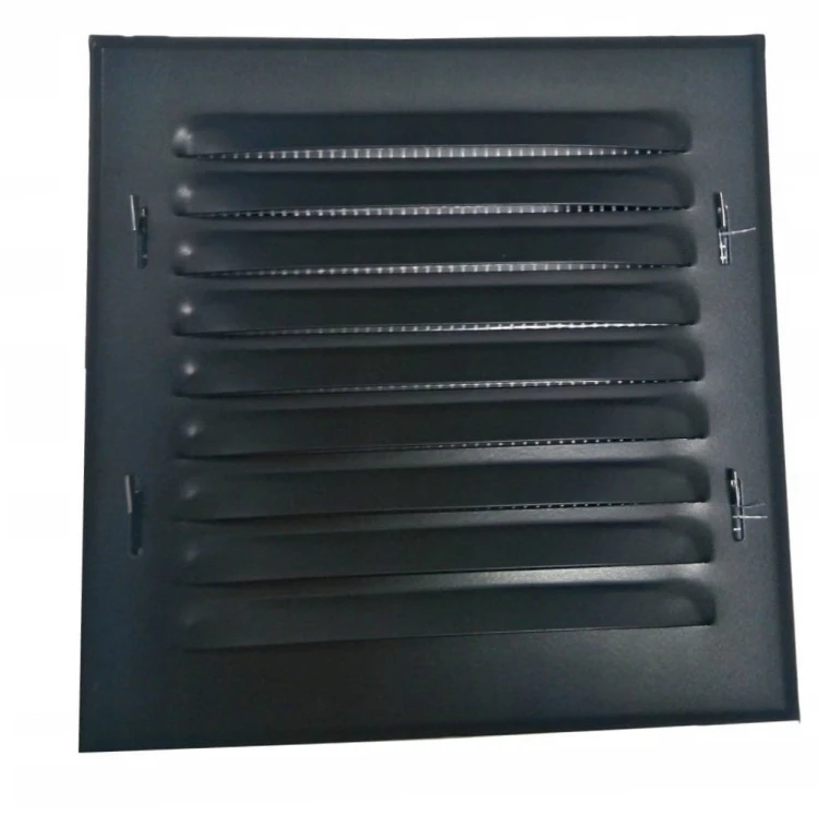 WX1GR OSŁONA METALOWA SKOŚNA 165X165 MM Z SIATKĄ, GRAFIT
