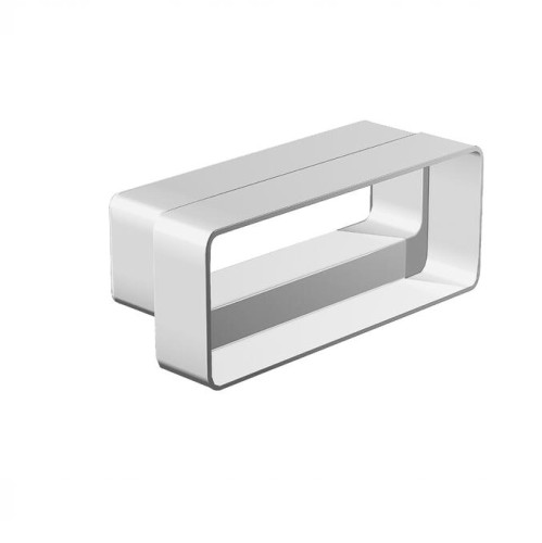 Redukcja Prostokątna 220X90/204X60 mm, Biała