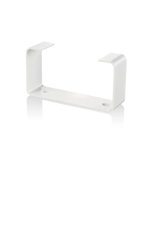 KP55-7 UCHWYT MOCUJĄCY DO KANAŁU PŁASKIEGO 110X55 MM, BIAŁY