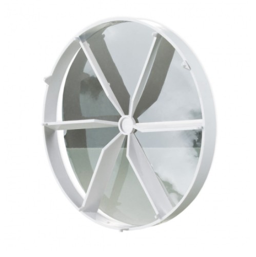 Zawór Zwrotny Do Wentylatora Fi 125 mm, Biały