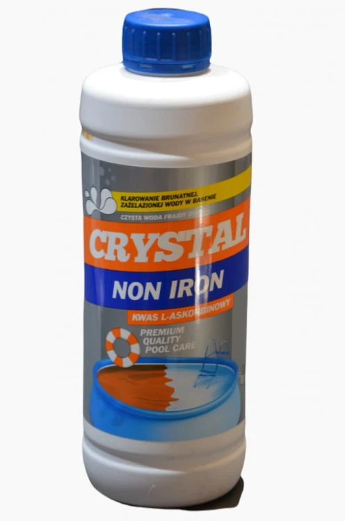 SB.468020054 PŁYN DO CZYSZCZENIA WODY W BASENACH CRYSTAL NON IRON 1L