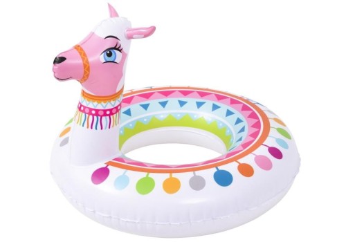 Koło Do Pływania Białe Alpaka Sun Club