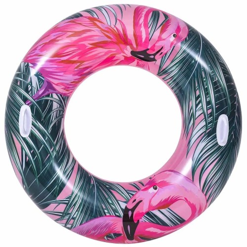 Koło Do Pływania Z Uchwytami Tropikalne Wzory 115 cm Avenli