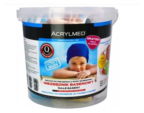 Zestaw Startowy Basenowy Wiaderko Acrylmed