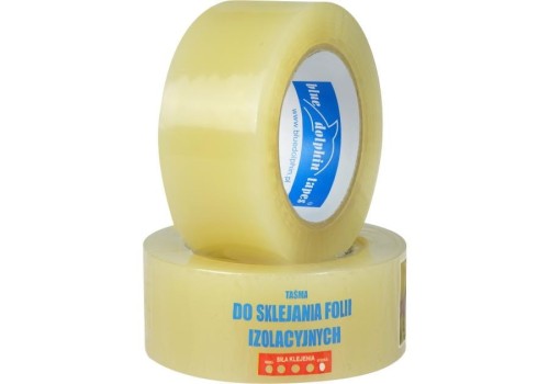 BLUEPETR7469 TAŚMA DO FOLII BUDOWLANEJ TRANSPARENTNA 48MMX50M BLUE DOLPHIN