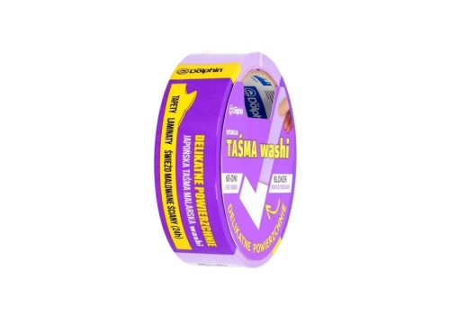 8257512 TAŚMA MALARSKA WASHI DELIKATNE POWIERZCHNIE 29MMX25M BLUE DOLPHIN