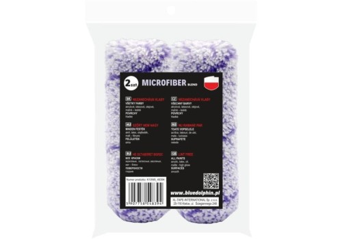 Wałek Malarski Jumbo Mini Killer 10 cm Włos 8mm Seria 330 2 sztuki K10W8 Blue Dolphin