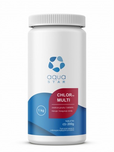 s1.550H-1/CHLORTIX M TABLETKI CHLORTIX MULTI 200G 1KG AQUA STAR
