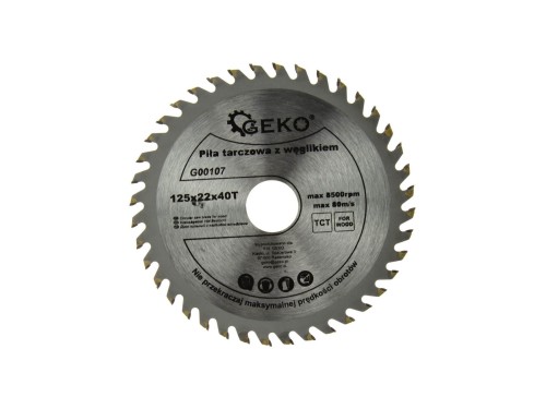 G00107 TARCZA DO DREWNA 125X22X40T GEKO G00107