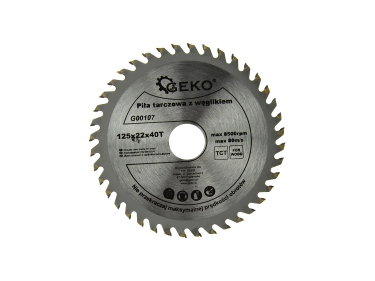 G00107 TARCZA DO DREWNA 125X22X40T GEKO G00107