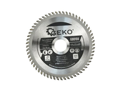 G00108 TARCZA DO DREWNA 125X22X60T GEKO G00108