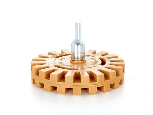 G78909 GUMOWY KRĄŻEK DO USUWANIA KLEJU + ADAPTER GEKO G78909