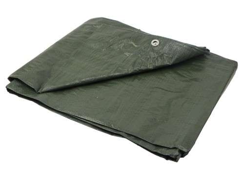 Plandeka 8X12 Gruba Zielona 80G/M² Geko G70354