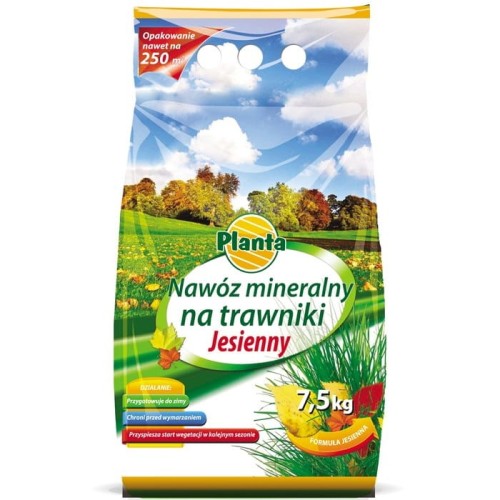 s1.354NF75TJ NAWÓZ JESIENNY PLANTA 7,5 KG NA TRAWNIKI