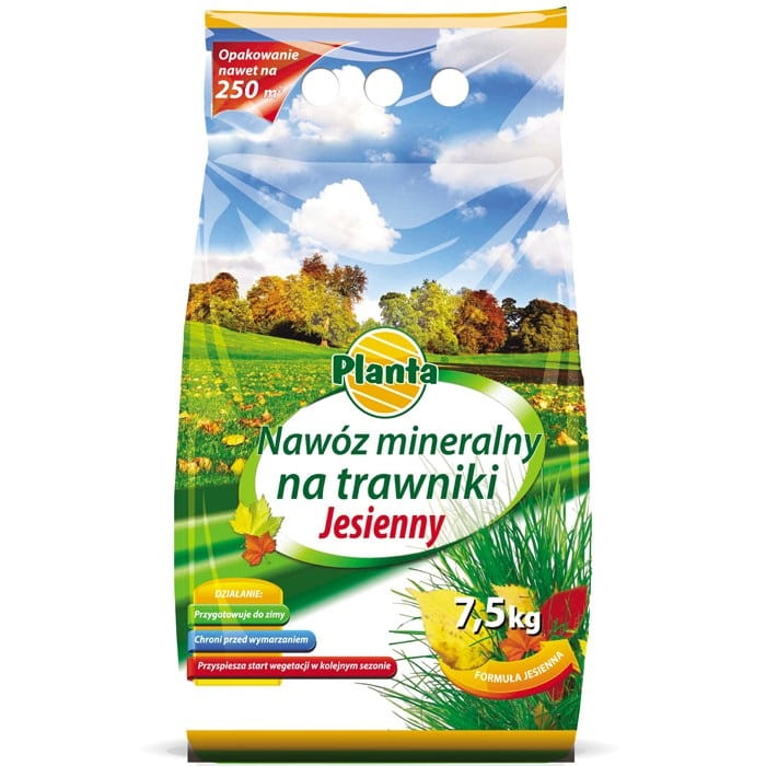 s1.354NF75TJ NAWÓZ JESIENNY PLANTA 7,5 KG NA TRAWNIKI
