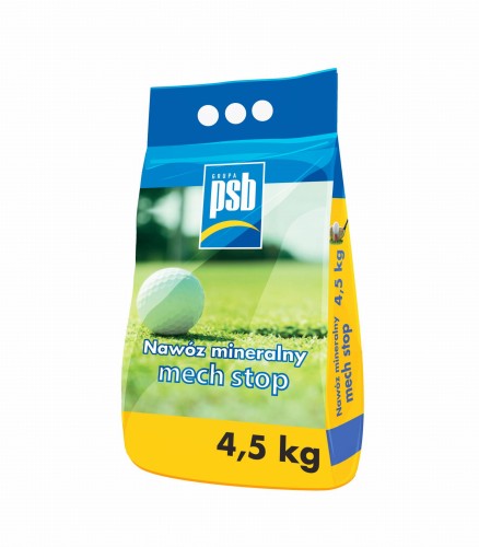 Psb Nawóz Mineralny Na Trawniki Mech Stop Planta 4,5 Kg