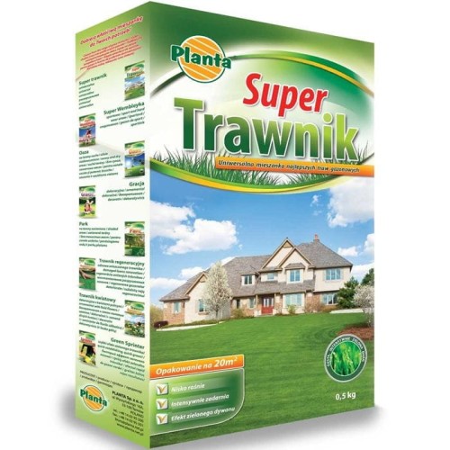 6736487 TRAWA GAZONOWA PLANTA SUPER TRAWNIK 0,5 KG