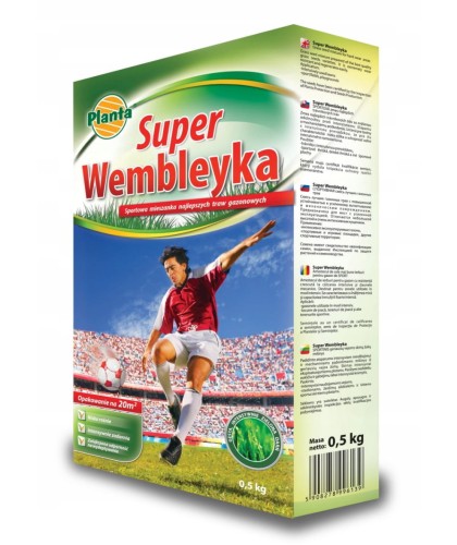 6736581 TRAWA GAZONOWA PLANTA SUPER WEMBLEYKA 0,5 KG