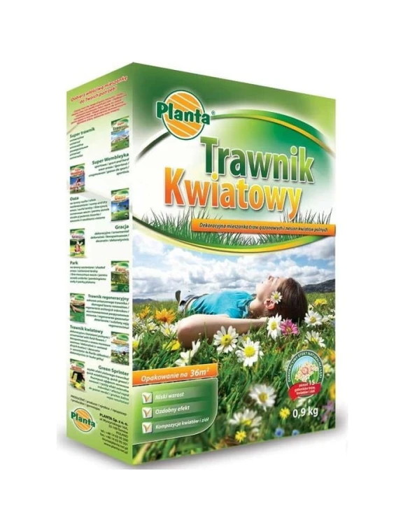 s1.354MG.G918/09 TRAWA GAZONOWA PLANTA TRAWNIK KWIATOWY 0,9 KG