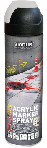 Biodur Fluo Marker Biały Geodezyjny