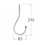 6736360 DMX HWO HAK 210X85 (MAL. PROSZEK) DOMAX