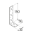 10-1029D DMX KL 3 KĄTOWNIK 50X150X35X2,5 (ZN) DOMAX