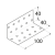 10-1056B DMX KM 14 KĄTOWNIK 40X40X100X2,0 (ZN) DOMAX