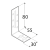 10-9784 DMX KRD 3 KĄTOWNIK 80X55X30X2,0 (ZN) DOMAX
