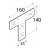 10-1079Y DMX KT 160 ŁĄCZNIK 160X140X45X2,5 (ZN) DOMAX
