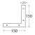 10-1197D DMX NA 1 NAROŻNIK 150X150X25X2,5 (CYNK GALW.) DOMAX