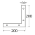 10-1198D DMX NA 2 NAROŻNIK 200X200X30X2,5 (CYNK GALW.) DOMAX