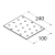 10-1104E DMX PP 13 PŁYTKA 100X240X2,0 (ZN) DOMAX