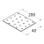 4428 DMX PP 28 PŁYTKA 40X200X2,0 (ZN) DOMAX