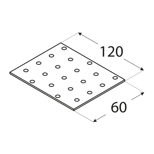 10-1105 DMX PP 29 PŁYTKA 60X120X2,0 (ZN) DOMAX