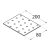 10-1098D DMX PP 9 PŁYTKA 80X200X2,0 (ZN) DOMAX
