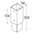dmx4816 DMX PSG 45/550 PODSTAWA 46X550X1,5 (CYNK OGNIOWY) DOMAX