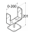 DMX4886 DMX PSRT 60-200 PODSTAWA 60-200X136X4,0 (CYNK OGNIOWY) DOMAX