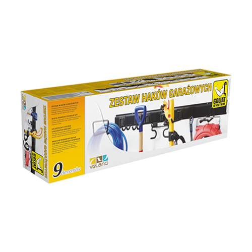 6736383 DMX SGK 1 HAKI 600X100 ZESTAW 9 CZĘŚCI (MAL. PROSZEK) DOMAX