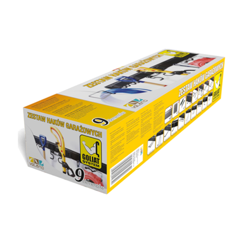 6736383 DMX SGK 1 HAKI 600X100 ZESTAW 9 CZĘŚCI (MAL. PROSZEK) DOMAX