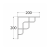 6736415 DMX SQUARE 200 WSPORNIK CMT 200X200 (MAL. PROSZEK) DOMAX