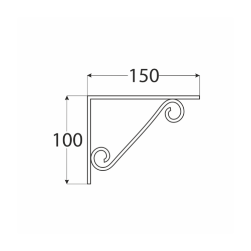 6736406 DMX WOP 150 WSPORNIK BI 150X100 (MAL. PROSZEK) DOMAX