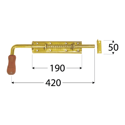 8623 DMX WSP 420 ZASUWKA 420X190X50 (CYNK GALW.) DOMAX