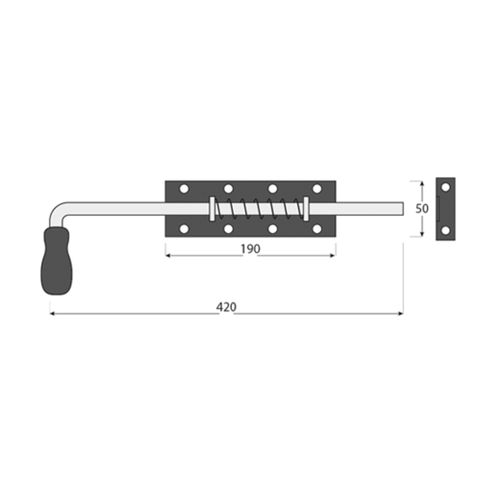86232 DMX WSP 420 ZASUWKA C 420X190X50 (DUPLEX) DOMAX